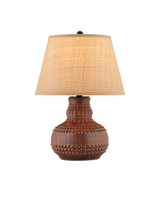 Currey and Company - 6000-0942 - One Light Table Lamp - Atamo - Dark Brown