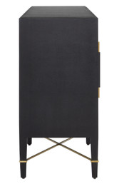 Currey and Company - 3000-0037 - Sideboard - Verona - Black/Natural/Champagne