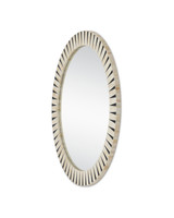 Currey and Company - 1000-0137 - Mirror - Arvi - Natural/Black