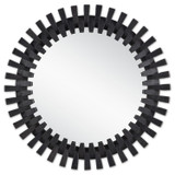 Currey and Company - 1000-0134 - Mirror - Diza - Black
