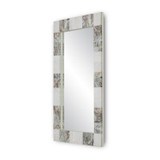 Currey and Company - 1000-0132 - Mirror - Elena - White/Brown