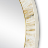 Currey and Company - 1000-0121 - Mirror - Niva - Cream/Brass