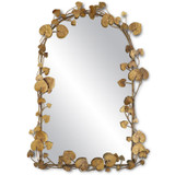 Currey and Company - 1000-0115 - Mirror - Vinna - Antique Brass