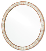 Currey and Company - 1000-0070 - Mirror - Hyson - Natural/Beige