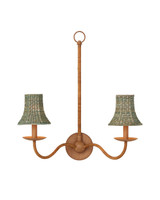 Currey and Company - 0900-0042 - Chandelier Shade - Bell - Teal