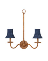 Currey and Company - 0900-0041 - Chandelier Shade - Bell - Indigo