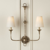 Currey and Company - 0900-0025 - Chandelier Shade - Ivory Fine Grasscloth - Light Natural