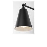 Generation Lighting - GLW2001MBK - One Light Wall Sconce - Drae - Midnight Black