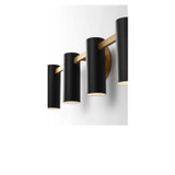 Generation Lighting - GLV2084SBE - Four Light Vanity - Zentro - Satin Brass