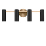 Generation Lighting - GLV2084SB - Four Light Vanity - Zentro - Satin Brass
