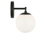 Generation Lighting - GLV1842MBK - Two Light Vanity - Nube - Midnight Black