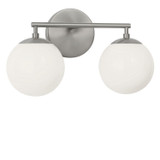 Generation Lighting - GLV1842BNE - Two Light Vanity - Nube - Brushed Nickel