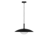 Generation Lighting - GLP2041MBKE - One Light Pendant - Mont - Midnight Black