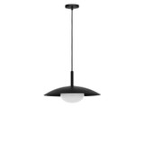 Generation Lighting - GLP2041MBKE - One Light Pendant - Mont - Midnight Black