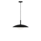 Generation Lighting - GLP2041MBK - One Light Pendant - Mont - Midnight Black