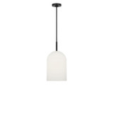 Generation Lighting - GLP1941MBKE - One Light Pendant - Neblina - Midnight Black