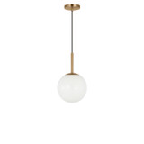 Generation Lighting - GLP1821SBE - One Light Pendant - Nube - Satin Brass