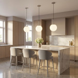 Generation Lighting - GLP1821BNE - One Light Pendant - Nube - Brushed Nickel