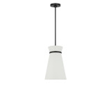Generation Lighting - GLP1751MBKE - One Light Pendant - Fynn - Midnight Black