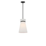 Generation Lighting - GLP1751MBK - One Light Pendant - Fynn - Midnight Black