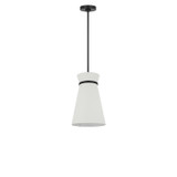 Generation Lighting - GLP1751MBK - One Light Pendant - Fynn - Midnight Black