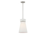 Generation Lighting - GLP1751BNE - One Light Pendant - Fynn - Brushed Nickel