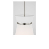 Generation Lighting - GLP1751BN - One Light Pendant - Fynn - Brushed Nickel