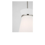 Generation Lighting - GLP1751BN - One Light Pendant - Fynn - Brushed Nickel