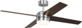 Generation Lighting - 4LNIR52BSAWD - 52" Ceiling Fan - Loni - Brushed Steel