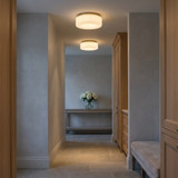 Generation Lighting - GLF1992SB - Two Light Flush Mount - Axira - Satin Brass