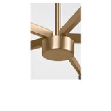 Generation Lighting - GLC2055SBE - Five Light Chandelier - Zentro - Satin Brass