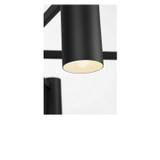 Generation Lighting - GLC2055MBKE - Five Light Chandelier - Zentro - Midnight Black