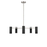 Generation Lighting - GLC2055BN - Five Light Chandelier - Zentro - Brushed Nickel
