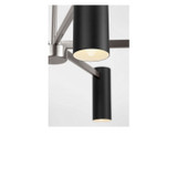 Generation Lighting - GLC2055BN - Five Light Chandelier - Zentro - Brushed Nickel