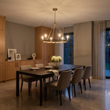 Generation Lighting - GLC2016SB - Six Light Chandelier - Mirla - Satin Brass