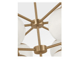 Generation Lighting - GLC18010SB - Ten Light Chandelier - Nube - Satin Brass