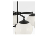 Generation Lighting - GLC18010MBKE - Ten Light Chandelier - Nube - Midnight Black