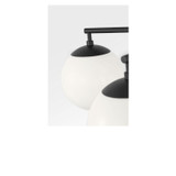 Generation Lighting - GLC1795MBK - Five Light Chandelier - Nube - Midnight Black