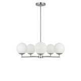 Generation Lighting - GLC1795BNE - Five Light Chandelier - Nube - Brushed Nickel