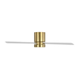 Generation Lighting - 3ERHR52BBSD - 52" Ceiling Fan - Era 52 Hugger LED - Burnished Brass