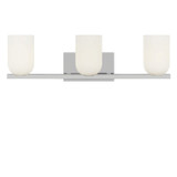 Generation Lighting - GLV1973CHE - Three Light Vanity - Neblina - Chrome