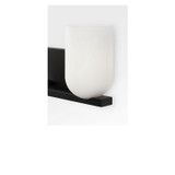 Generation Lighting - GLV1962MBKE - Two Light Vanity - Neblina - Midnight Black