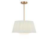 Generation Lighting - GLP1873SBE - Three Light Pendant - Vilera - Satin Brass