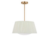 Generation Lighting - GLP1873SBE - Three Light Pendant - Vilera - Satin Brass