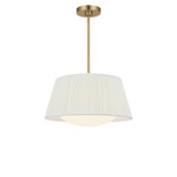 Generation Lighting - GLP1873SB - Three Light Pendant - Vilera - Satin Brass