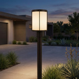 Generation Lighting - GLO1741OE-ANBZ - One Light Outdoor Post Lantern - Luning - Antique Bronze