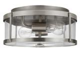 Generation Lighting - GLF1732BNE - Two Light Flush Mount - Lumra - Brushed Nickel