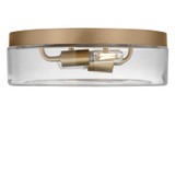 Generation Lighting - GLF1722SBE - Two Light Flush Mount - Rhett - Satin Brass