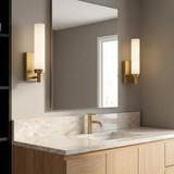 Generation Lighting - GLV1441SB-L - LED Vanity - Coles - Satin Brass