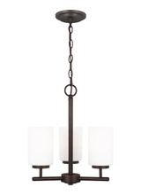 Generation Lighting - 31160-710 - Three Light Chandelier - Oslo - Bronze